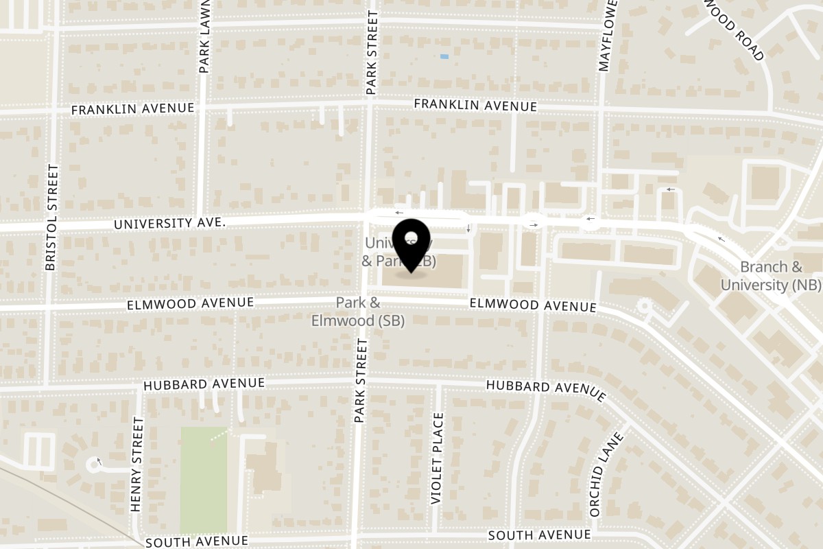 Map showing the location of Domino's Pizza Middleton on 6915 University Ave in Middleton